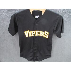 NEW UNWORN Vintage VIPERS Mens Large Teamwork Athletic Polyester Baseball Jersey